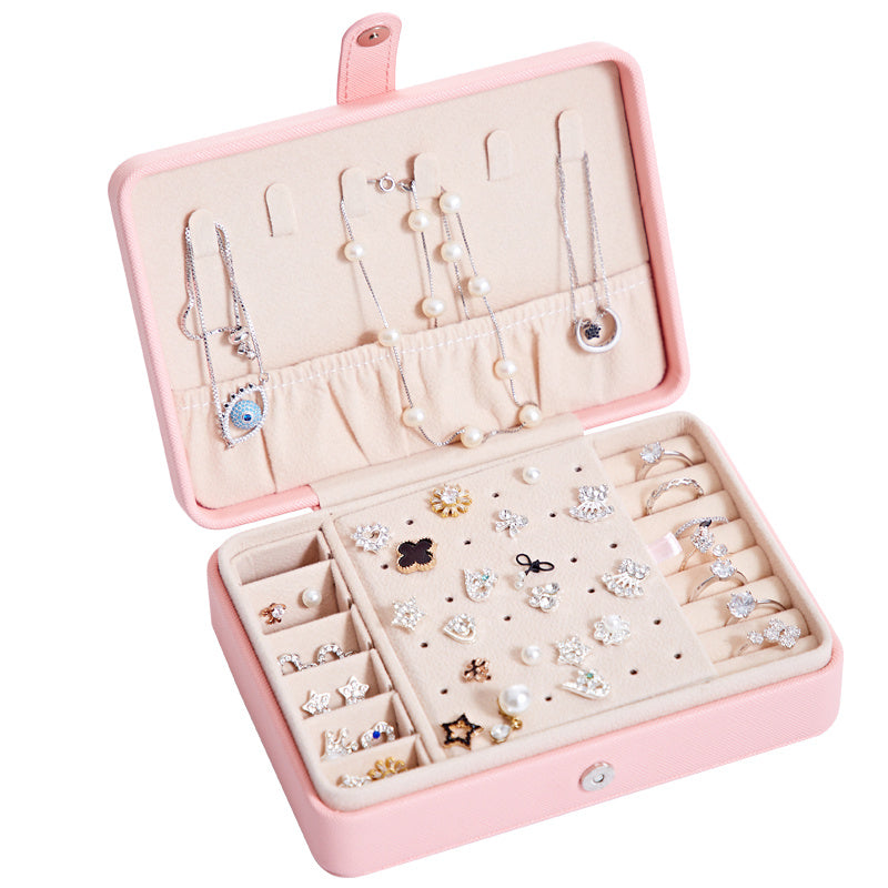 Multifunctional Jewelry Storage Box - For Earrings, Necklaces and Rings