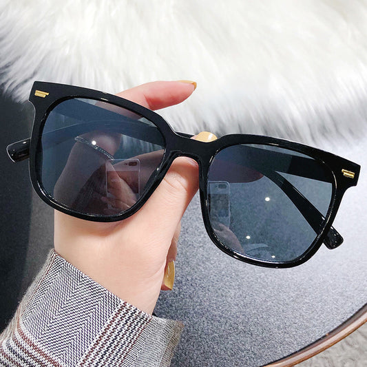Polarized Sunglasses New Style Sunglasses Women's Internet-famous Trendy Street Shooting All-match Sunglasses Men's Generous Frame Driving Glasses