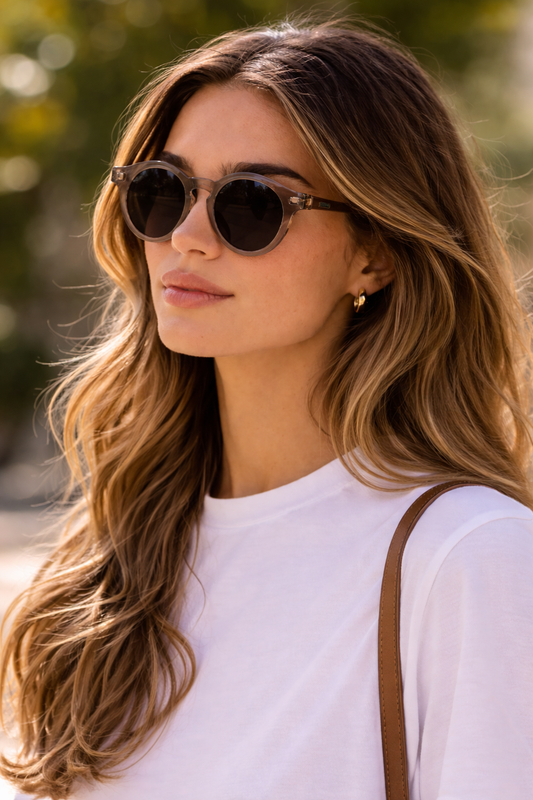 Ronde zonnebril - Gepolariseerd | UV400 | Catagorie 3